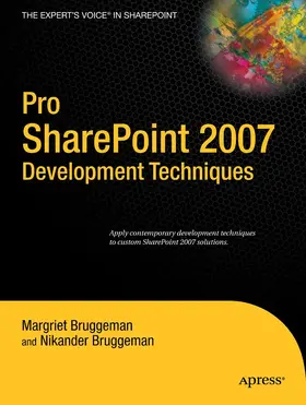 Bruggeman | Pro SharePoint 2007 Development Techniques | E-Book | sack.de