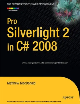 MacDonald | Pro Silverlight 2 in C# 2008 | E-Book | sack.de