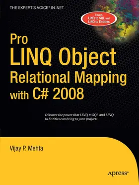 Mehta | Pro LINQ Object Relational Mapping in C# 2008 | E-Book | sack.de