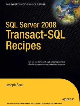 Sack | SQL Server 2008 Transact-SQL Recipes | E-Book | sack.de
