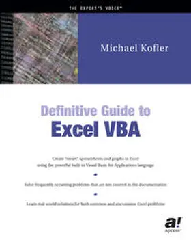 Kofler |  Definitive Guide to Excel VBA | eBook | Sack Fachmedien