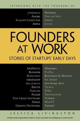 Livingston | Founders at Work | E-Book | sack.de