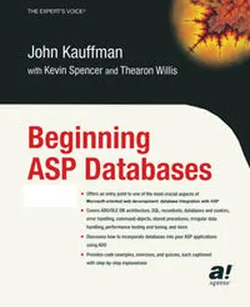 Spencer / Willis / Kauffman | Beginning ASP Databases | E-Book | sack.de