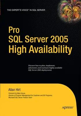 Hirt |  Pro SQL Server 2005 High Availability | Buch |  Sack Fachmedien