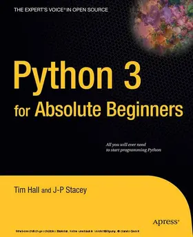 Hall / Stacey |  Python 3 for Absolute Beginners | eBook | Sack Fachmedien