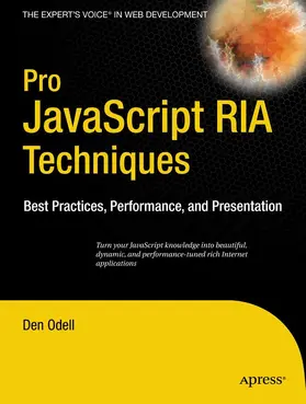 Odell | Pro JavaScript RIA Techniques | E-Book | sack.de