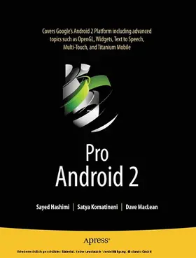 Hashimi / Komatineni / MacLean |  Pro Android 2 | eBook | Sack Fachmedien