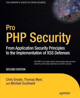 Snyder / Myer / Southwell |  Pro PHP Security | eBook | Sack Fachmedien