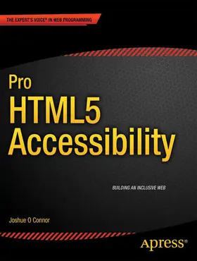 O Connor | Pro HTML5 Accessibility | E-Book | www.sack.de