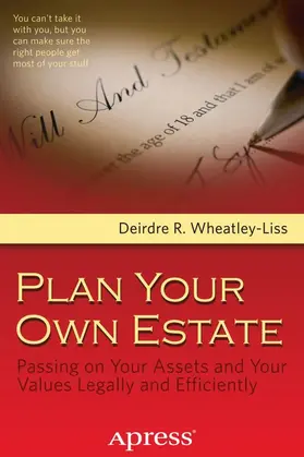 Wheatley-Liss | Plan Your Own Estate | E-Book | www.sack.de