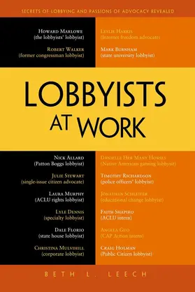 Leech | Lobbyists at Work | E-Book | www.sack.de