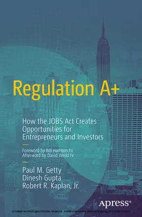 Getty / Gupta / Kaplan |  Regulation A+ | eBook | Sack Fachmedien