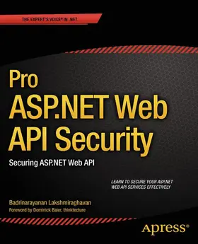 Lakshmiraghavan |  Pro ASP.NET Web API Security | Buch |  Sack Fachmedien