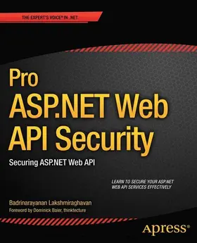 Lakshmiraghavan | Pro ASP.NET Web API Security | E-Book | sack.de