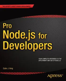 Ihrig | Pro Node.js for Developers | E-Book | www.sack.de