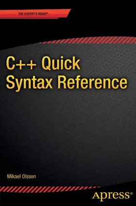 Olsson |  C++ Quick Syntax Reference | eBook | Sack Fachmedien