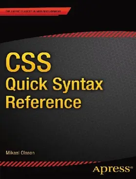 Olsson |  CSS Quick Syntax Reference | eBook | Sack Fachmedien