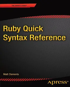 Clements | Ruby Quick Syntax Reference | E-Book | www.sack.de