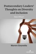 Zinyemba |  Postsecondary Leaders¿ Thoughts on Diversity and Inclusion | Buch |  Sack Fachmedien