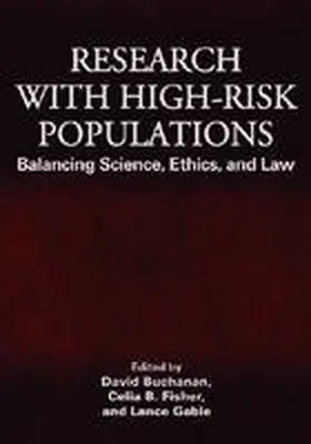 Buchanan / Fisher / Gable |  Research with High-Risk Populations | Buch |  Sack Fachmedien