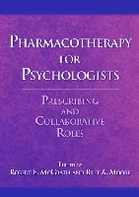 McGrath / Moore |  Pharmacotherapy for Psychologists | Buch |  Sack Fachmedien
