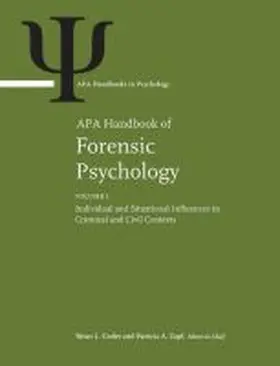 Zapf / Cutler |  APA Handbook of Forensic Psychology | Buch |  Sack Fachmedien