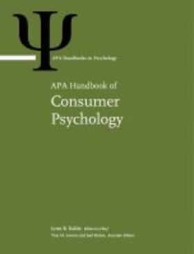 Kahle / Lowrey / Huber | APA Handbook of Consumer Psychology: Volume 1 | Buch | 978-1-4338-3642-8 | sack.de