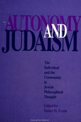 Frank |  Autonomy and Judaism | eBook | Sack Fachmedien