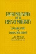 Strauss / Green |  Jewish Philosophy and the Crisis of Modernity | eBook | Sack Fachmedien