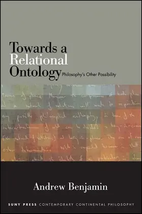 Benjamin |  Towards a Relational Ontology | eBook | Sack Fachmedien