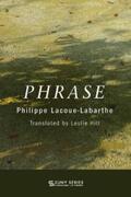 Lacoue-Labarthe |  Phrase | eBook | Sack Fachmedien