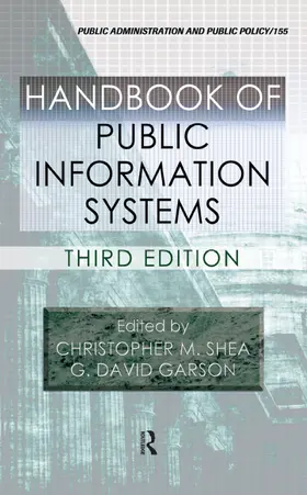 Shea / Garson |  Handbook of Public Information Systems | Buch |  Sack Fachmedien