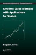 Novak |  Extreme Value Methods with Applications to Finance | Buch |  Sack Fachmedien