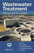 Rao / Senthilkumar / Byrne |  Wastewater Treatment | Buch |  Sack Fachmedien