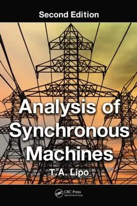 Lipo |  Analysis of Synchronous Machines | Buch |  Sack Fachmedien
