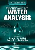 Nollet / De Gelder |  Handbook of Water Analysis | Buch |  Sack Fachmedien