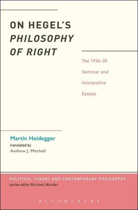 Heidegger / Trawny / Cavalcante Schuback | On Hegel's Philosophy of Right | Buch | 978-1-4411-8501-3 | sack.de