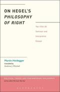 Heidegger / Trawny / Cavalcante Schuback |  On Hegel's Philosophy of Right | Buch |  Sack Fachmedien