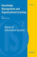 King |  Knowledge Management and Organizational Learning | Buch |  Sack Fachmedien