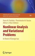 Pardalos / Rassias / Khan |  Nonlinear Analysis and Variational Problems | Buch |  Sack Fachmedien