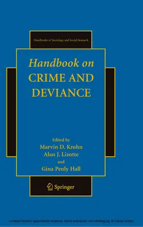 Krohn / Lizotte / Hall | Handbook on Crime and Deviance | E-Book | sack.de