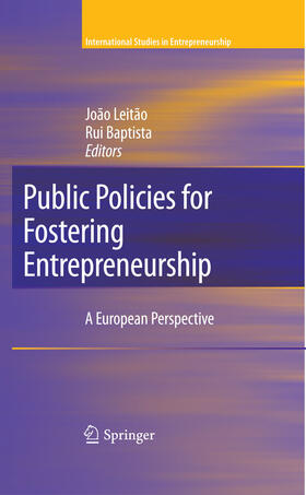 Leitão / Baptista / Leitao | Public Policies for Fostering Entrepreneurship | E-Book | sack.de