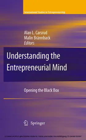 Carsrud / Brännback | Understanding the Entrepreneurial Mind | E-Book | www.sack.de