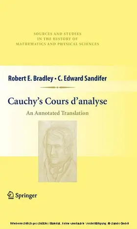 Bradley / Sandifer | Cauchy's Cours d'analyse | E-Book | www.sack.de