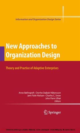 Håkonsson / Nielsen / Snow | New Approaches to Organization Design | E-Book | sack.de