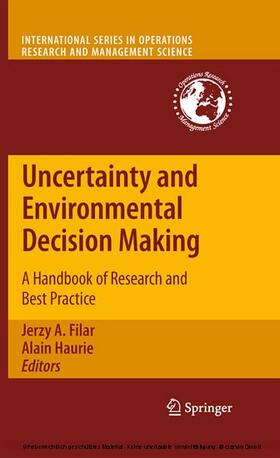 Filar / Haurie | Uncertainty and Environmental Decision Making | E-Book | sack.de