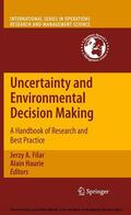 Filar / Haurie |  Uncertainty and Environmental Decision Making | eBook | Sack Fachmedien
