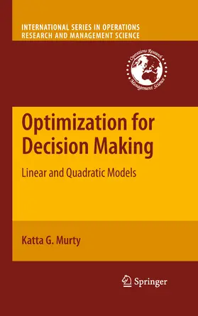 Optimization for Decision Making | E-Book | www.sack.de