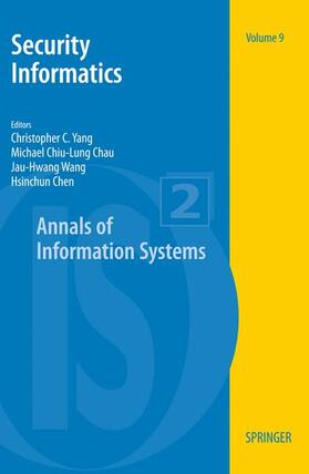 Yang / Chau / Wang | Security Informatics | Buch | 978-1-4419-1324-1 | sack.de