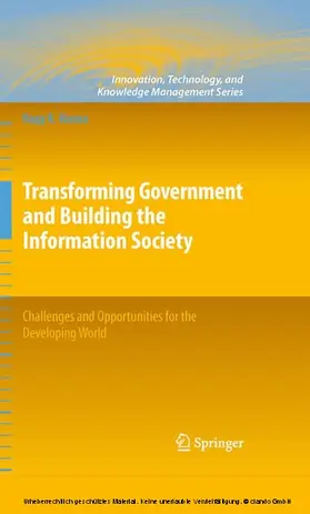Hanna |  Transforming Government and Building the Information Society | eBook | Sack Fachmedien
